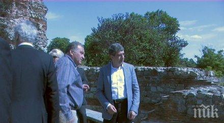 президентът посети курорта хисаря разгледа археологията