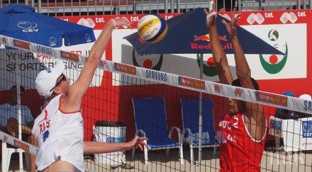 първият турнир националната верига плажен волейбол отлага