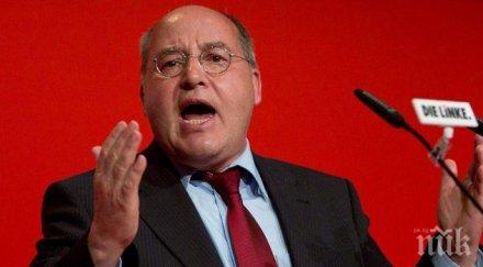 лидерът крайната левица германия хвърля оставка