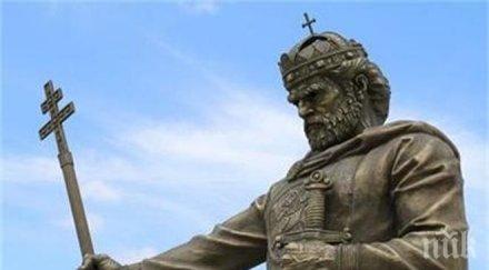 скандал ефир заради очите паметника цар самуил