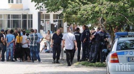 напрежение сред бежанците софия жени деца излязоха протест