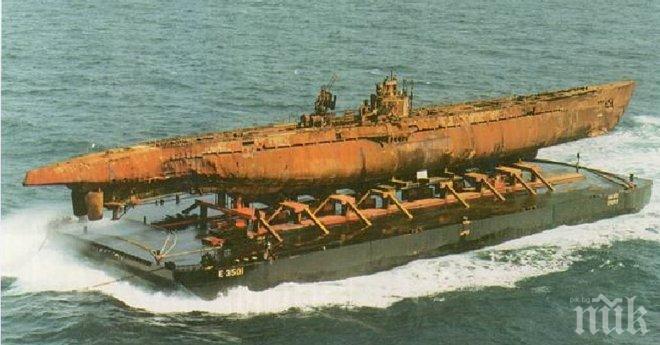 Уникални снимки на възстановената подводница U534