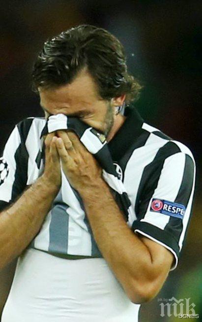 Пирло: Сълзите ми не означаваха, че си тръгвам от Юве