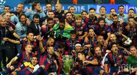 тотална доминация барса идеалния отбор шампионската лига