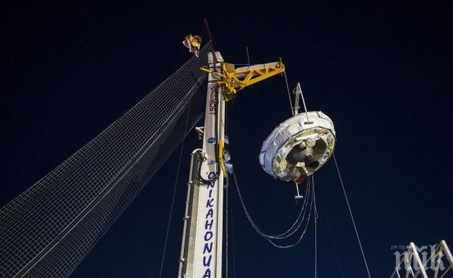 НАСА тества гигантски парашут за бъдещи полети до Марс