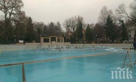 Фонтаните в Пловдив млъкнаха преди да пропеят