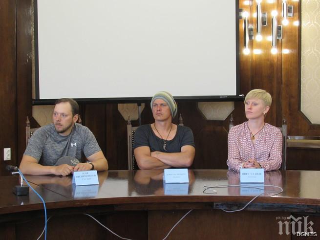 Ваят от пясък емблематични актьори и кино герои в Русе