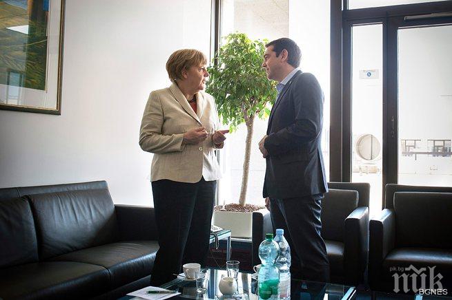 Ципрас и Меркел ще се срещнат днес в Брюксел