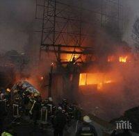  Временно е ограниечно движението по път I-1 Дупница - София заради пожар на цистерна