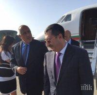 Първо в ПИК! Премиерът Борисов кацна в Азербайджан (снимки)