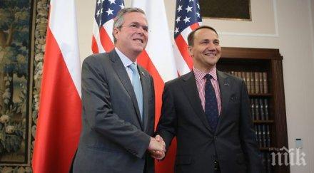 джеб буш сащ разширят военното присъствие централна европа