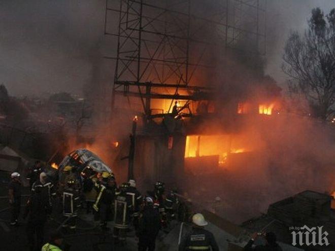  Временно е ограниечно движението по път I-1 Дупница - София заради пожар на цистерна