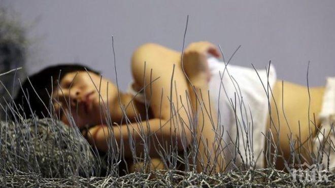 Китайки си мерят космите под мишниците