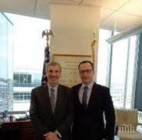 Стоян Мавродиев обсъди банковата криза с представители на Федералния резерв на САЩ