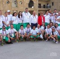 Министър Кралев се срещна с българските спортисти в Баку (снимки)