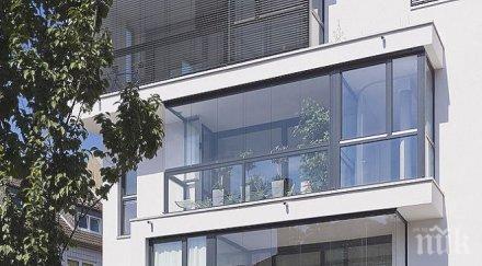 слагат остъклените тераси