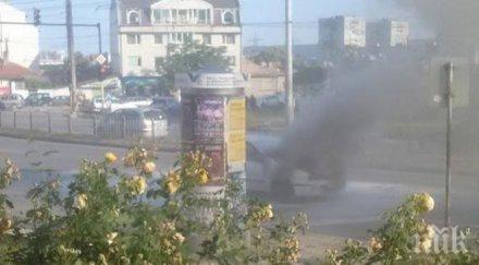 огнен кола газова уредба запали варна снимки