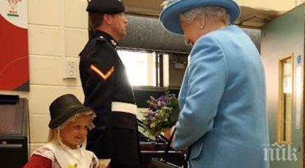 войник удари дете кралица елизабет видео