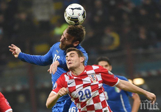 Представители на Ливърпул наблюдаваха играта на Ковачич срещу Италия