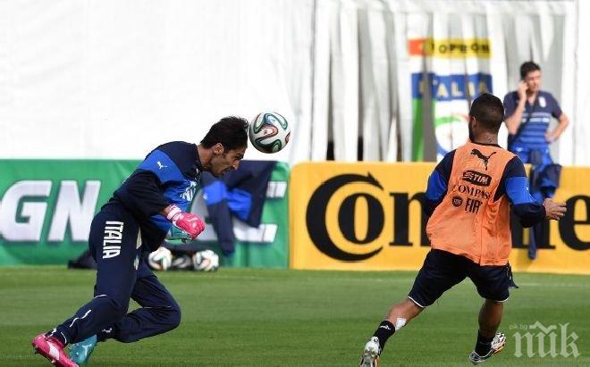 Джиджи Буфон с десет шева заради рана на коляното