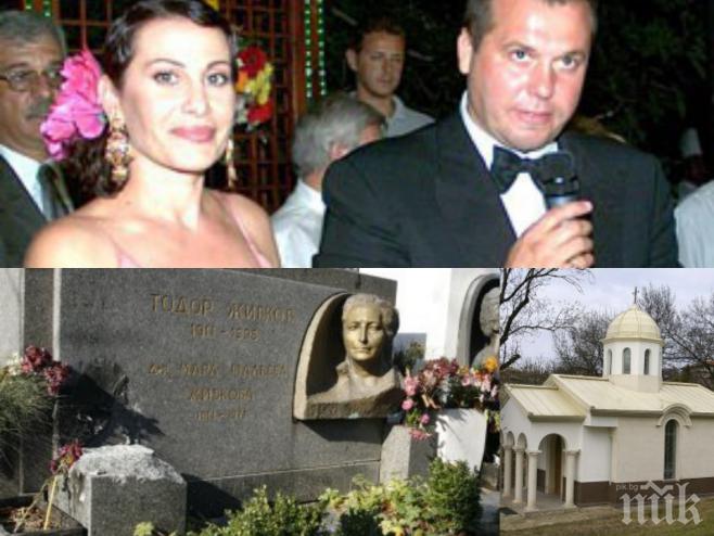 Само в ПИК и Ретро! Дарина изостави гроба на Илия Павлов - вдовицата бясна, че не разрешили босът на Мултигруп да почива до Тато в София