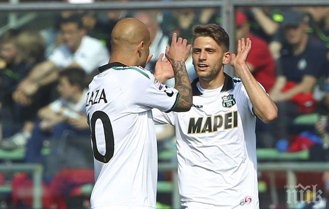 Ювентус замества Тевес с дуо от Сасуоло