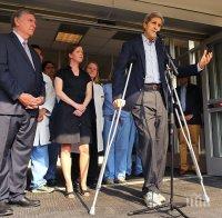 Джон Кери пак ще кара колело като оздравее