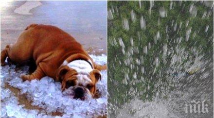 ексклузивно пик нова шокираща аномалия страната живакът удря градуса връхлитат бури градушки