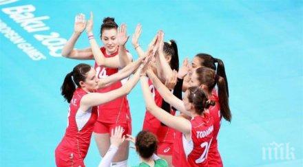 волейболистките размазаха русия баку