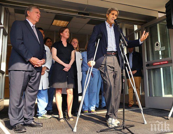 Джон Кери пак ще кара колело като оздравее