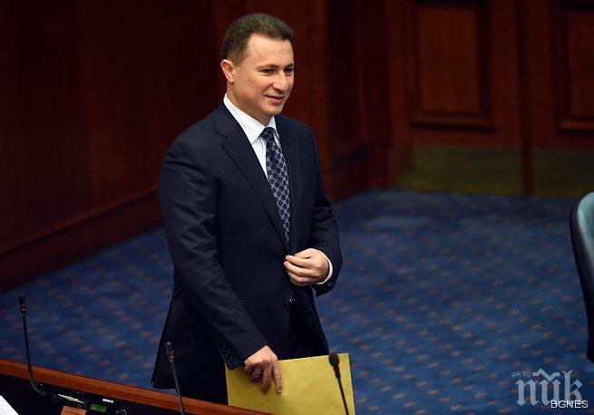 Груевски: Не приемам преходно правителство, готови сме за избори