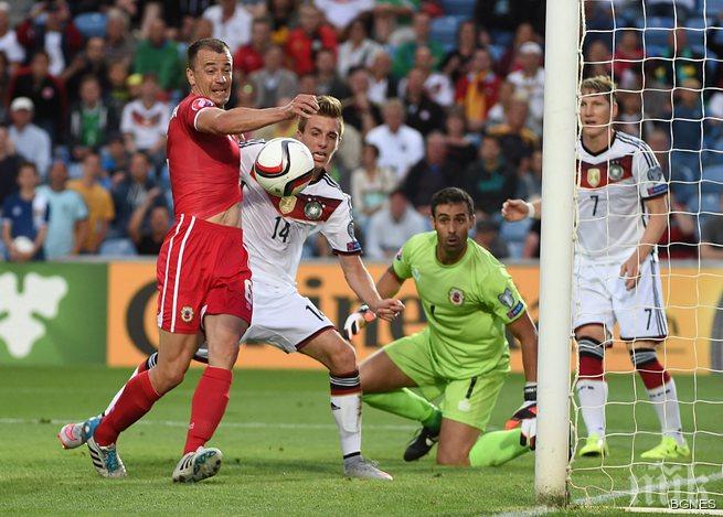 Германия вкара 7 гола на Гибралтар, Гърция падна от Фарьорски острови