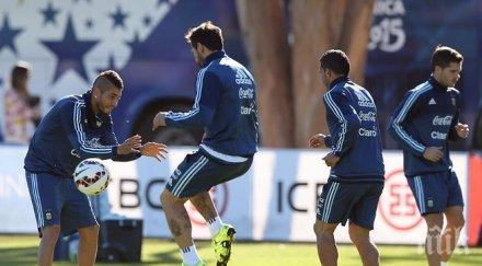 еврофутбол аржентина бие уругвай копа америка