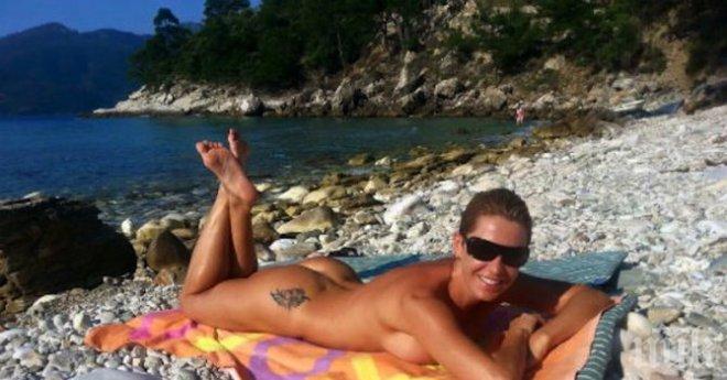 Джина Стоева цъфна гола на плажа