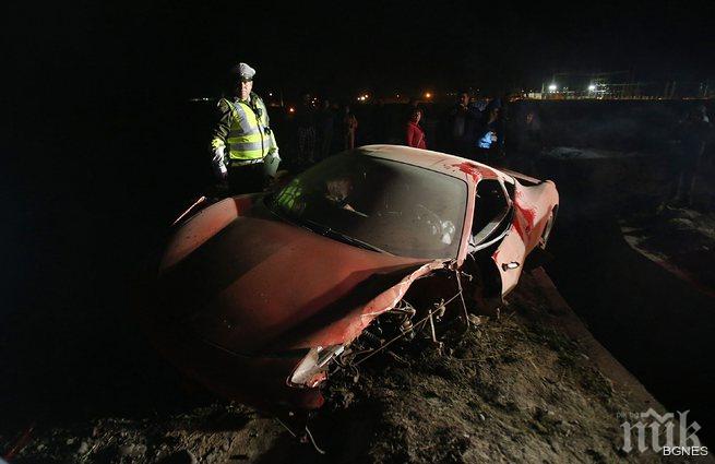 Арестуваха Видал, след като катастрофира пиян