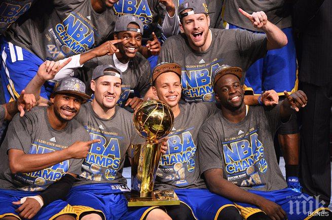 Голдън Стейт са шампиони в НБА за първи път от 40 години