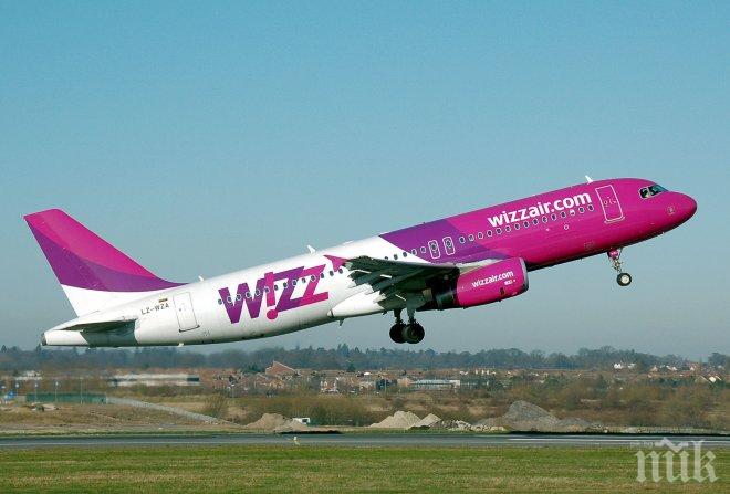 Извънредно! Самолет на Wizz Air със 173 пътници на борда кацна аварийно на летище София