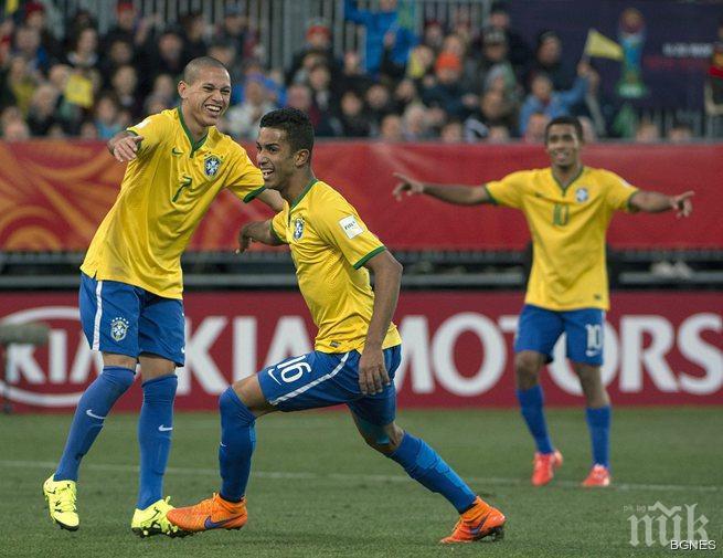 Младежите на Бразилия на финал на Мондиала след разгром над Сенегал