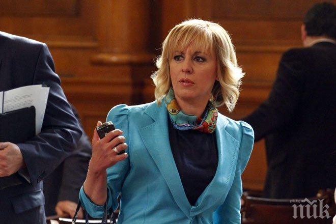 Мая Манолова хареса предложението на ДПС за референдум за 240 мажоритарни депутати