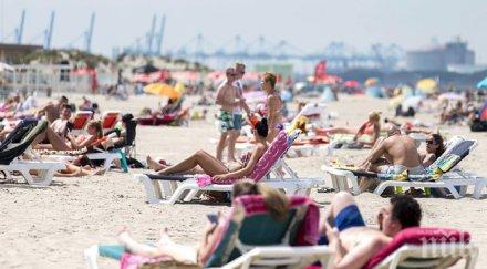 британските туристи консервативни плажа