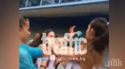 вижте женския бой елеонора маргарет прави видео