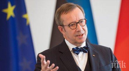 естонският президент осмя украйна