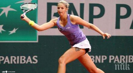 плишкова първата финалистка бирмингам