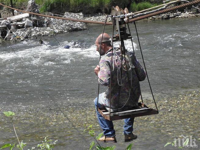 С лифт над река Места до лобното място Света Варвара