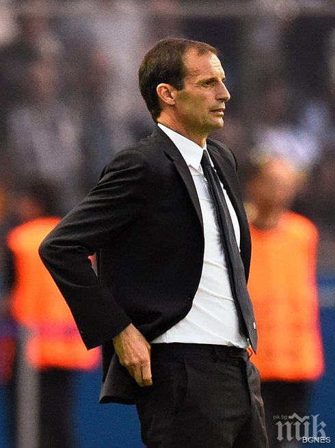 Ювентус вдига заплатата на Алегри