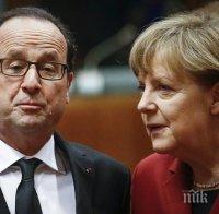Меркел и Оланд: Вървим към споразумение с Гърция
