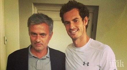 жозе моуриньо плаках анди мъри спечели уимбълдън