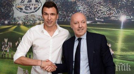 манджукич подписа четири години ювентус