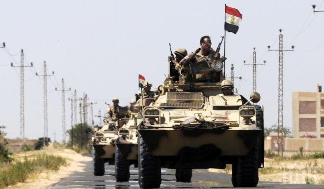 Египет ликвидира 22-ма терористи в Синай