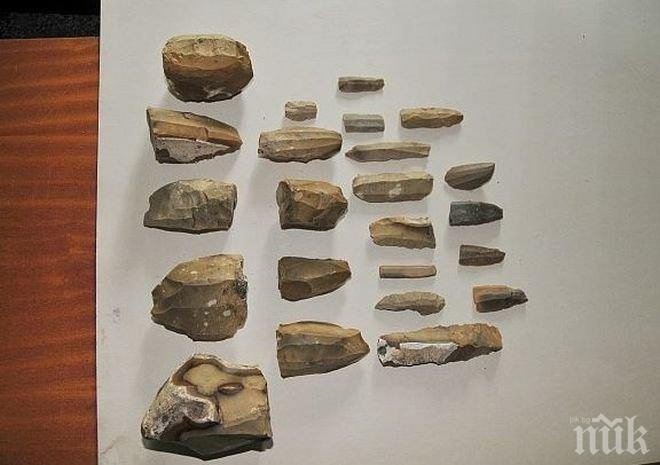 Цех за сечива от кремък от преди 7 века откриха в Каменово